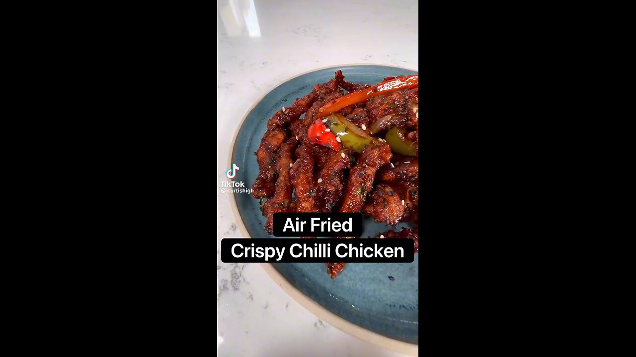 THE BEST AIR FYER RECIPE (CRISPY CHILLI CHICKEN)