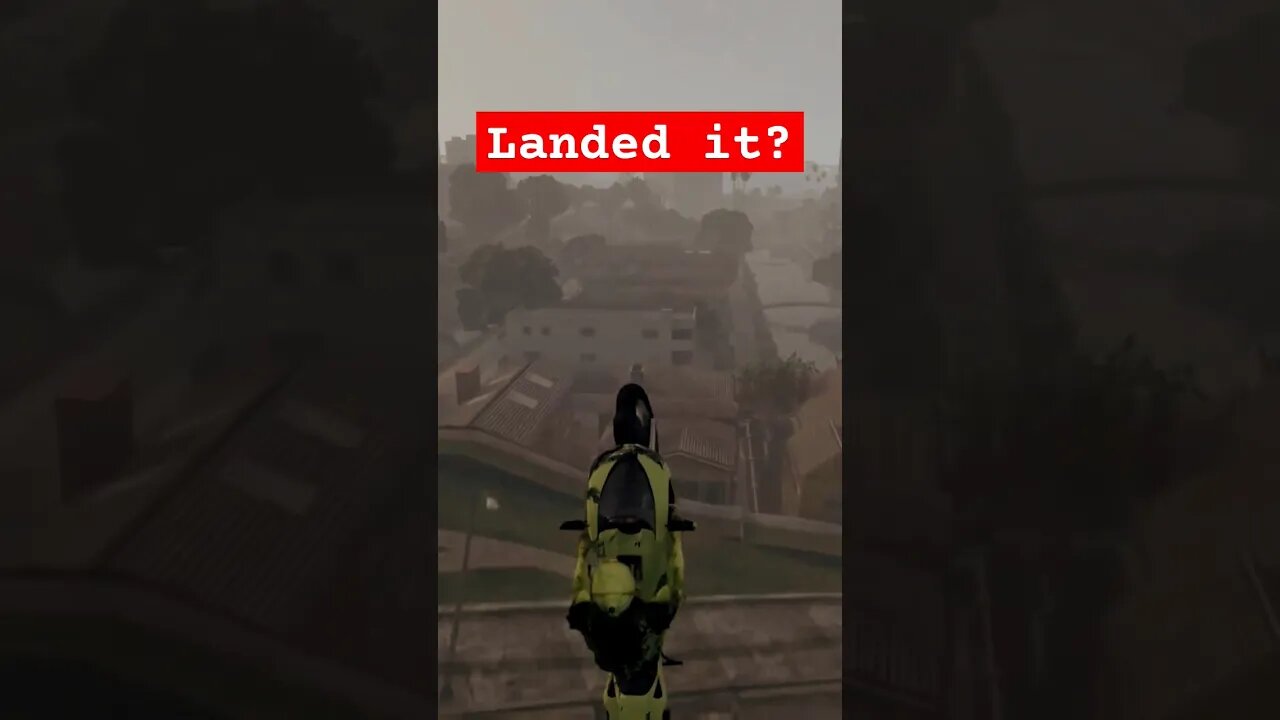 Will I Land This Stunt? GTA V Stunt Jump #shorts #gtaonline #gtav #stunt #crazy #gta5 #gta