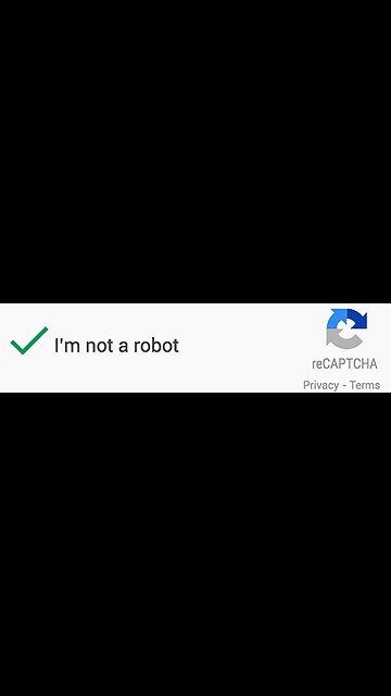 What happens when you click on "I am not a robot"