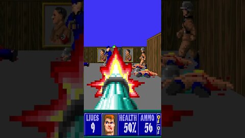 ⬇️ Ranking ⬆️ 🐺Wolfenstein 3D🐺 Maps E2M5 Hideous Hooks #shorts