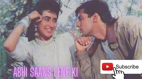 Abhi Saans Lene Ki Fursat Nahin Hai __ Jeet __ Full Hd Video#oldisgold #oldsongs