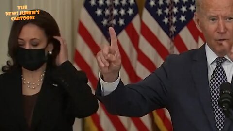 Does VP Harris look comfortable?