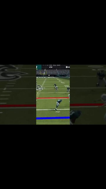 Eagles WR Jalen Reagor Pass Reception Gameplay - Madden NFL 22 Mobile Football