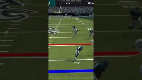 Eagles WR Jalen Reagor Pass Reception Gameplay - Madden NFL 22 Mobile Football