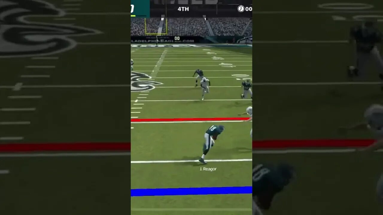 Eagles WR Jalen Reagor Pass Reception Gameplay - Madden NFL 22 Mobile Football