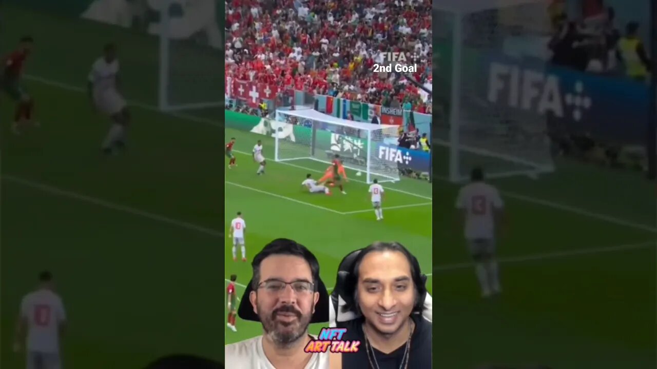 Portugal World Cup Goal vs Switzerland Hat Trick #portugal #worldcup #soccer #goal #nftarttalk