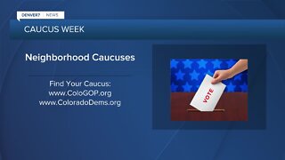 It's Caucus Week in Colorado