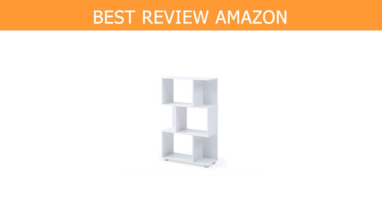 Modern Staggered 3 Shelf Manor Bookcase Review