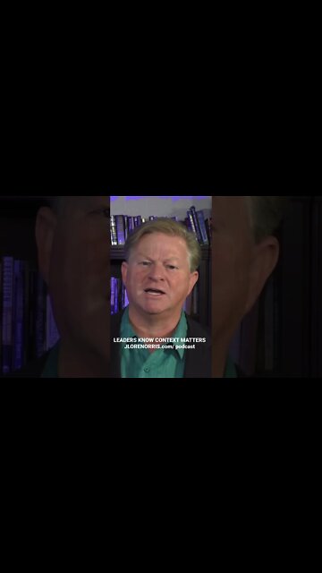 LEADERS KNOW CONTEXT MATTERS - Control the frame jlorennorris.com/podcast