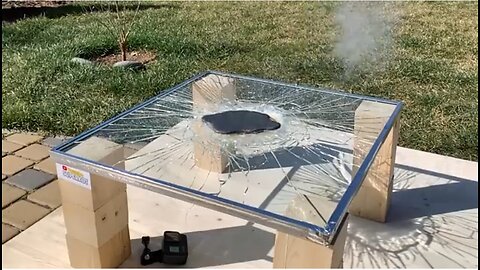 Experiment- LAVA vs BULLETPROOF GLASS #trend #usa #rumble #trending