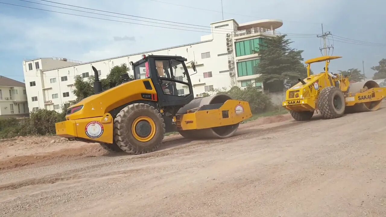 Tour Siem Reap2021 Countryside, City Ring Road Construction To Road 60M. Amazing Tour Cambodia.