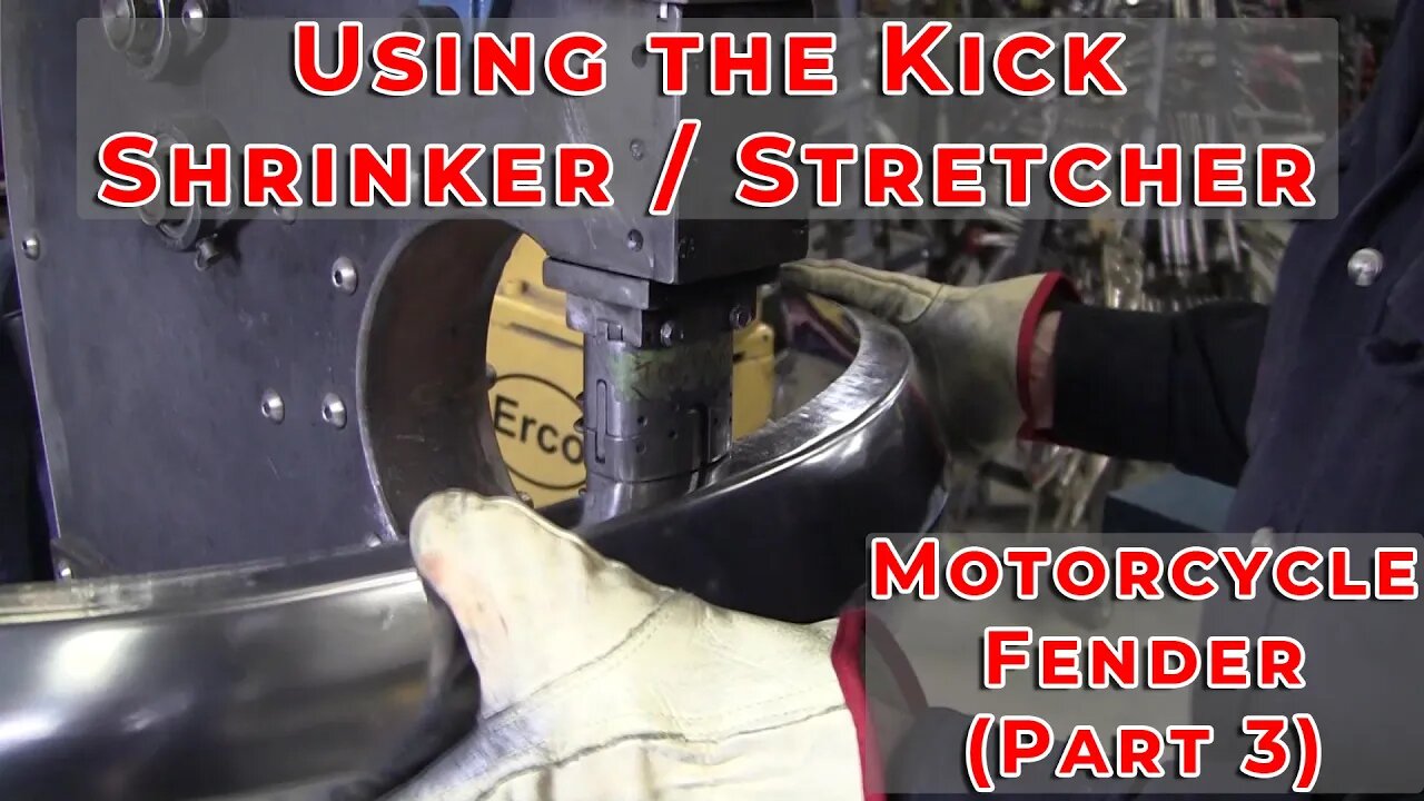 How to make a Motorcycle Fender (Part 3): Using a Shrinker / Stretcher