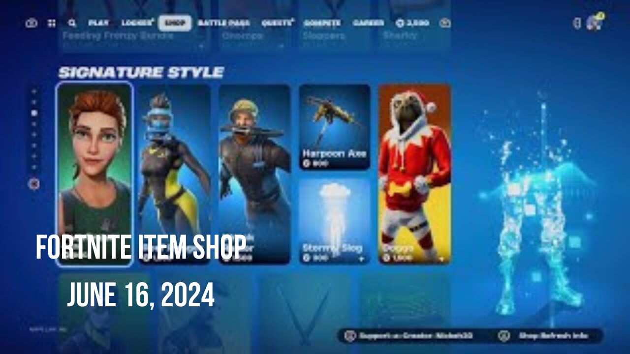Fortnite Item Shop|June 16, 2024
