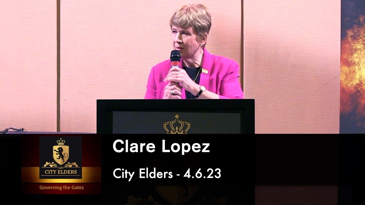 Clare Lopez to City Elders