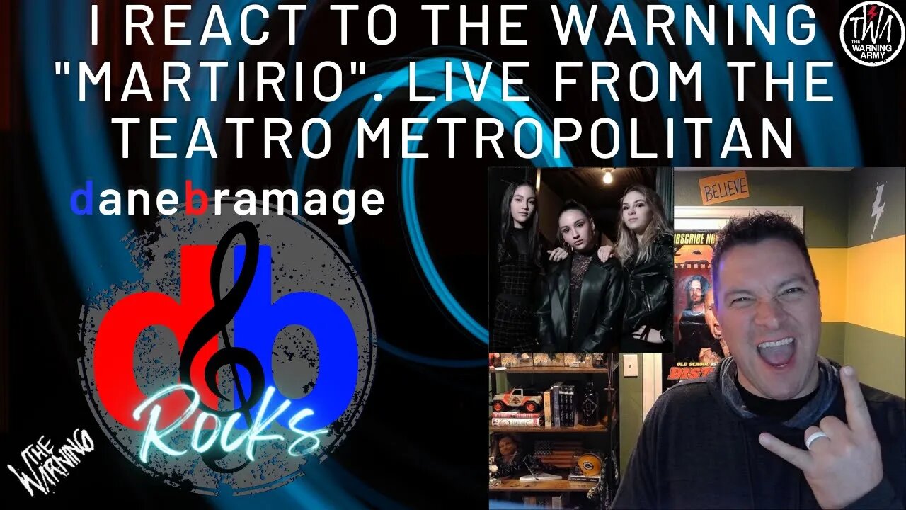 I react to The Warning "MARTIRIO" Live 🇲🇽 from the Teatro Metropolitan Aug 2022, Mexico City