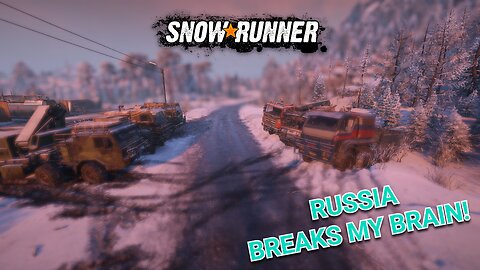 SNOWRUNNER - BRUTAL COSMODROME MAP!