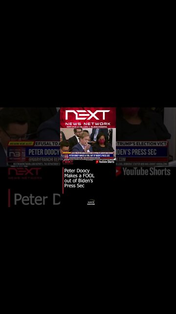 Peter Doocy Makes a FOOL out of Biden’s Press Sec #shorts
