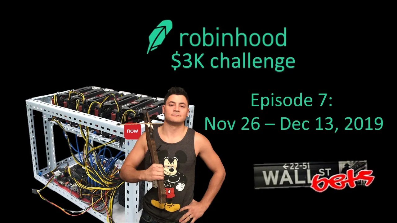 Week 7 of the Robinhood $3K Challenge // r/wallstreetbets