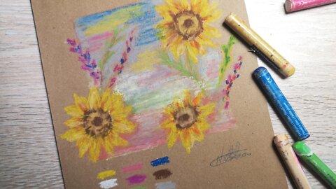 Dabbling in Oil Pastels // Episode 17