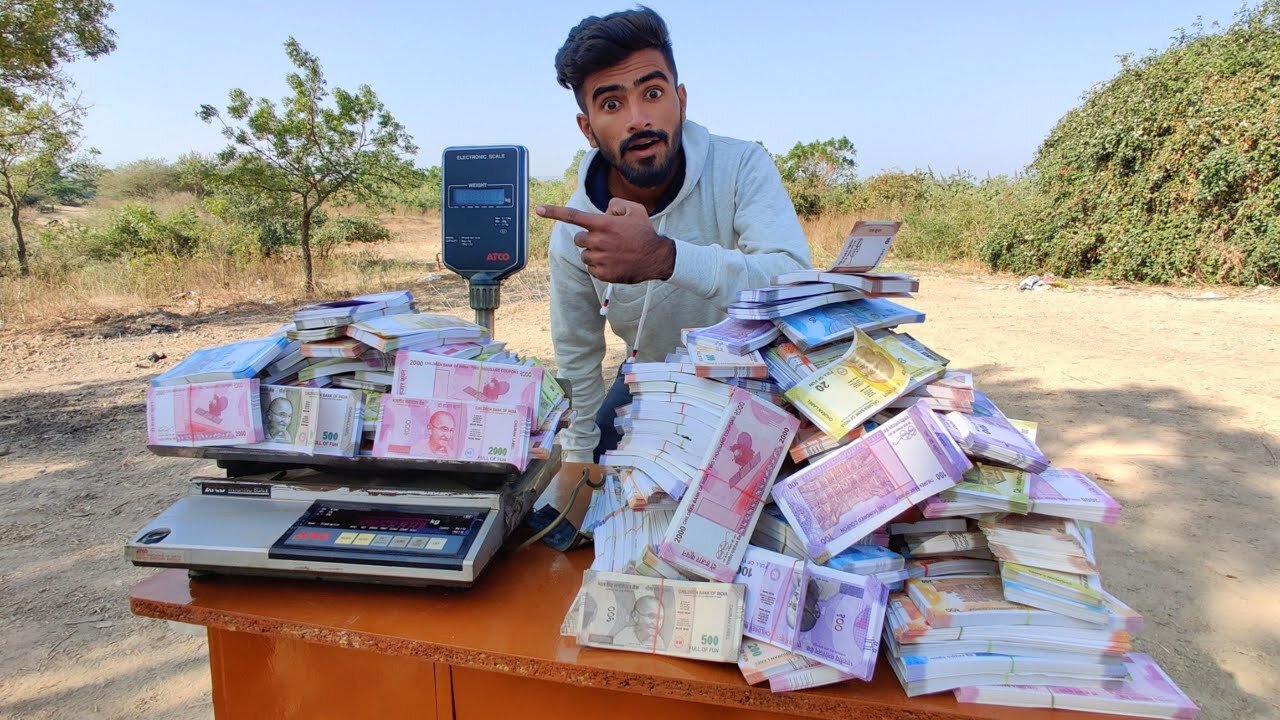 6 करोड़ रुपये में कितना वजन होगा ? Weight of 6 crores rupees - Shocking Result