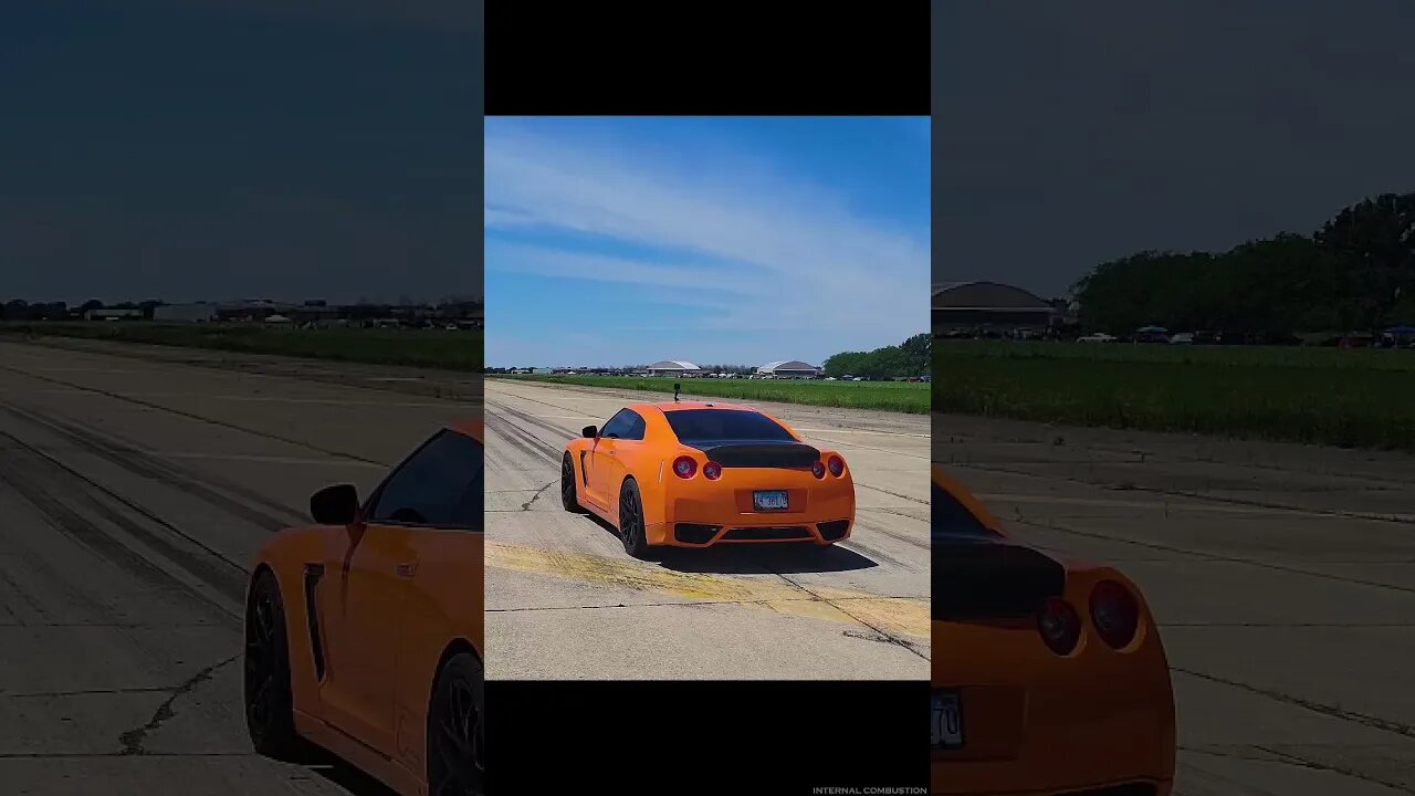 Cicio Performance 1000hp+ Nissan GTR acceleration at NoFlyZone 1/2 Mile