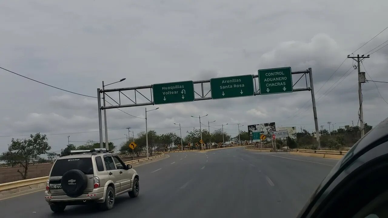 Desvio: Huaquillas, Arenillas, Control Aduanero Chacras