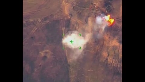 Russian Artillery Strikes On Ukrainian Positions