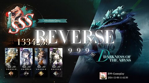 Breaking Catastrophe SSS Darkness of the Abyss🔹#Reverse1999