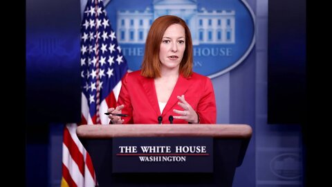 White House press secretary Jen Psaki holds a briefing