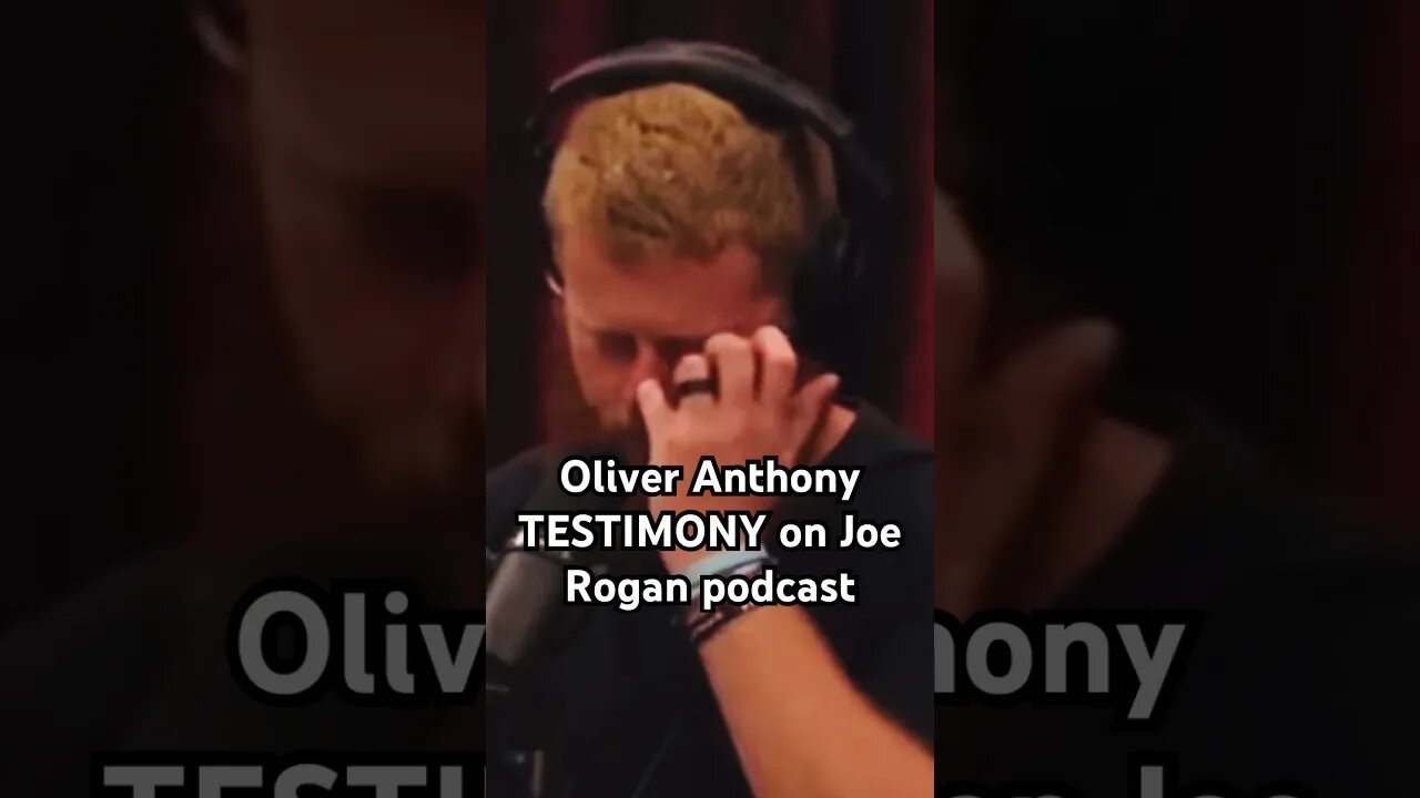 WOW! Joe Rogan asks Oliver Anthony to share his Testimony of receiving salvation from Jesus Christ