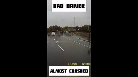 Bad driver almost crashed 😱