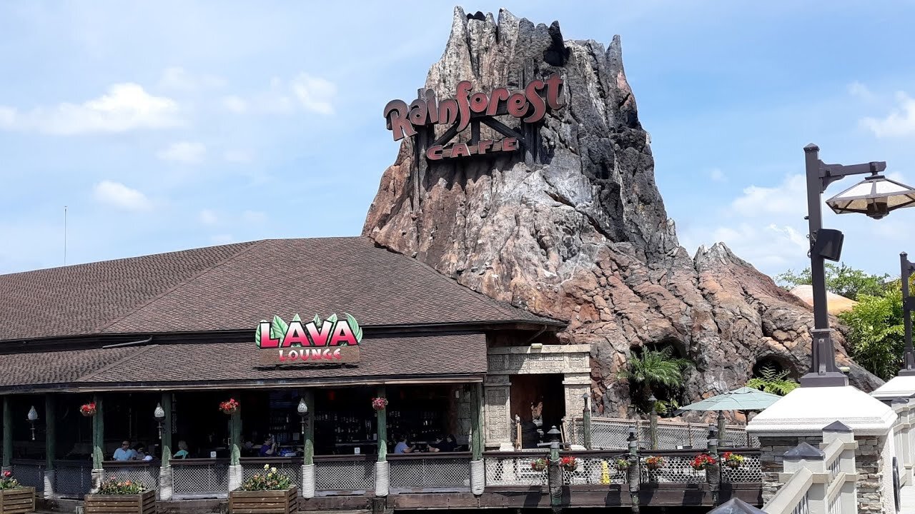 Rainforest Cafe at Disney Springs Marketplace in Orlando Florida.