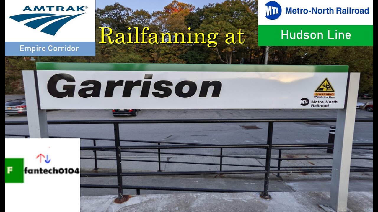 Fall Railfanning on the Hudson Line/Empire Corridor at Garrison (R1)