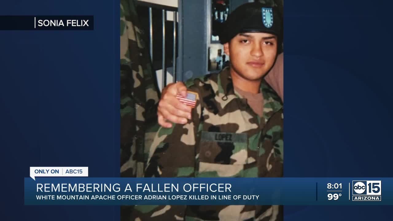 Family remembers fallen White Mountain Apache Police officer, Adrian Lopez