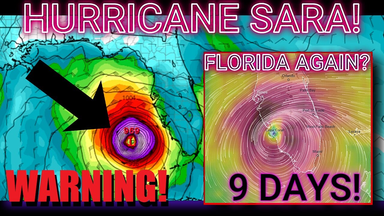 🤯 FLORIDA Hurricane LANDFALL! Here comes HURRICANE SARA! 11/20/24