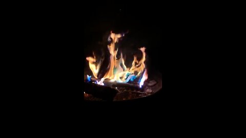 Spectacular fire