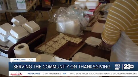 Serving the community on Thanksgiving