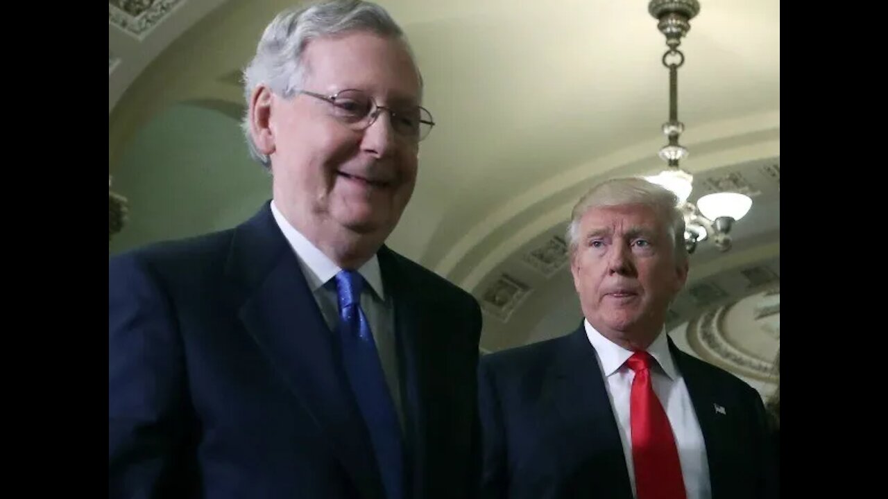 Mitch McConnell and 17 RINO Senators join Democrats in passing infrastructure bill.