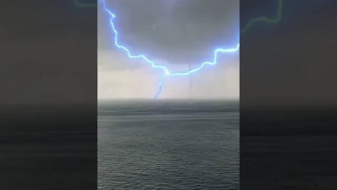 Tornado with lightning