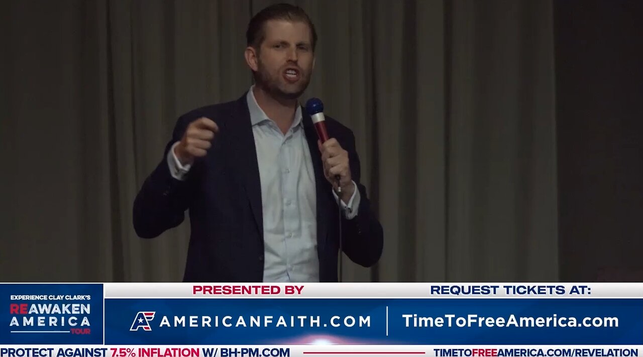 Eric Trump | "It Took A Guy Like Donald Trump To Call This Stuff Out"