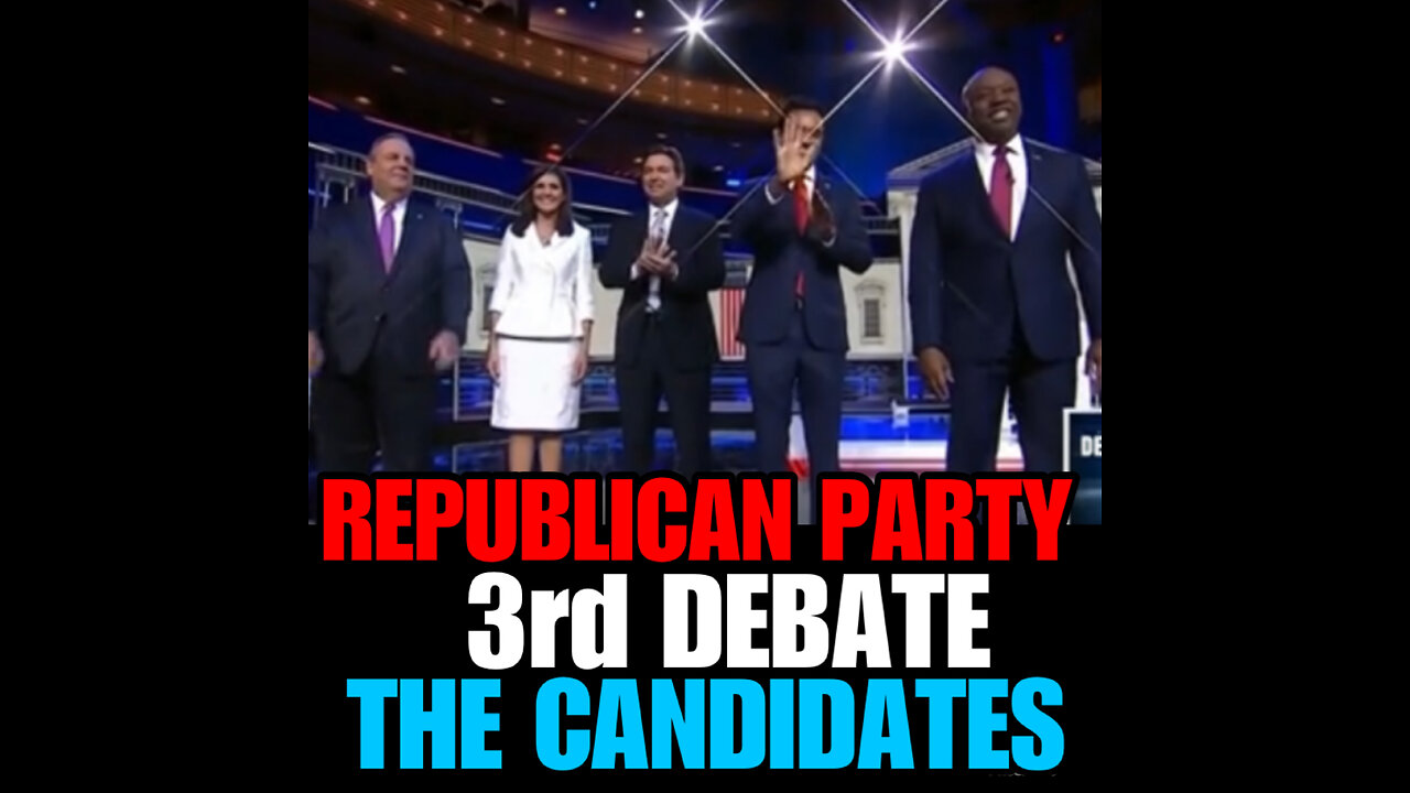 THE REPUBLICANS 3rd DEBATE!!