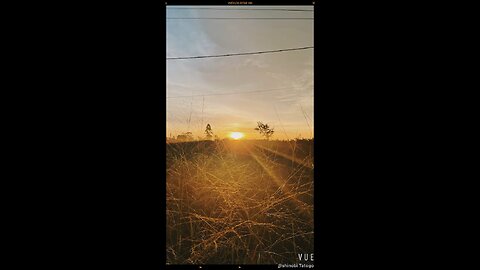 Nature perform sunset