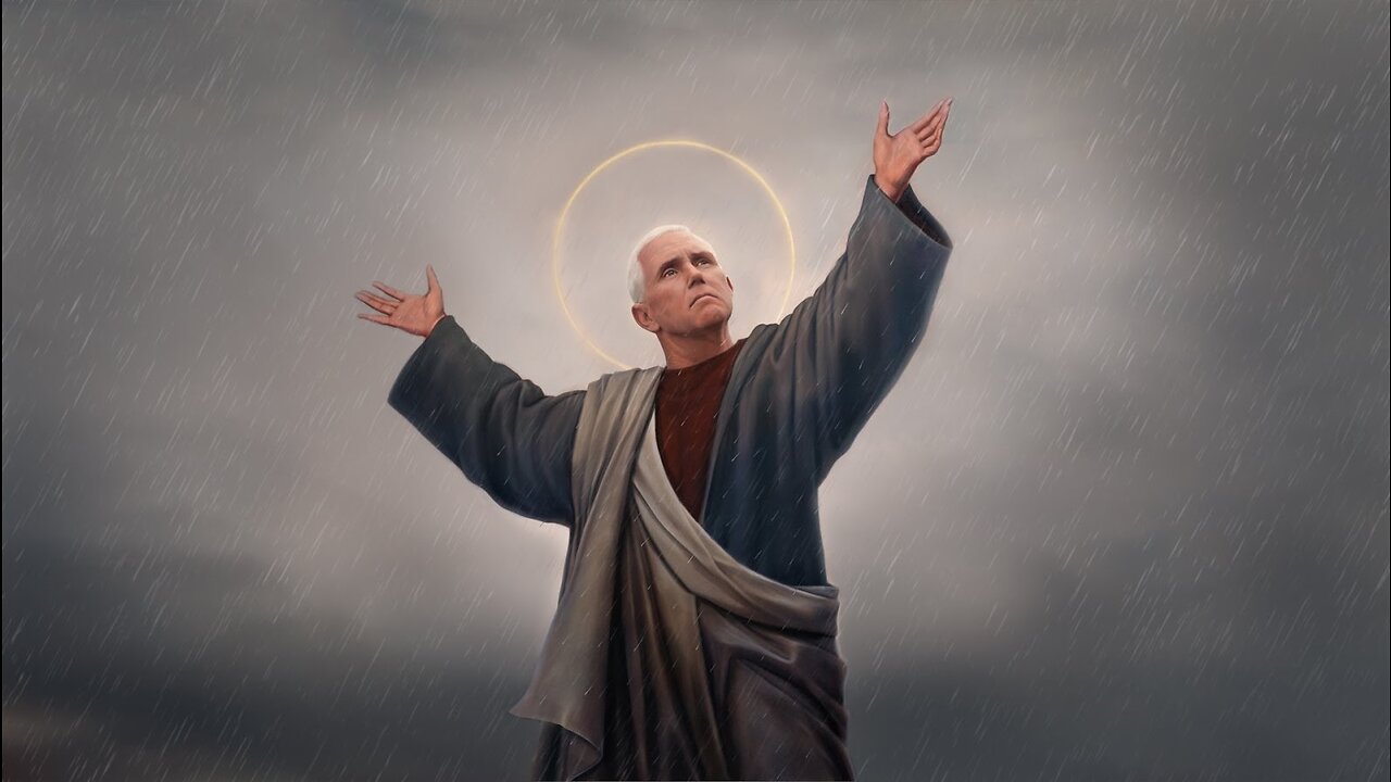 SERPANT HOLOGRAPHIC REPTILIAN MIKE PENCE CAUGHT ON CAMERA