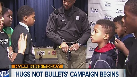 Hugs Not Bullets campaign begins today