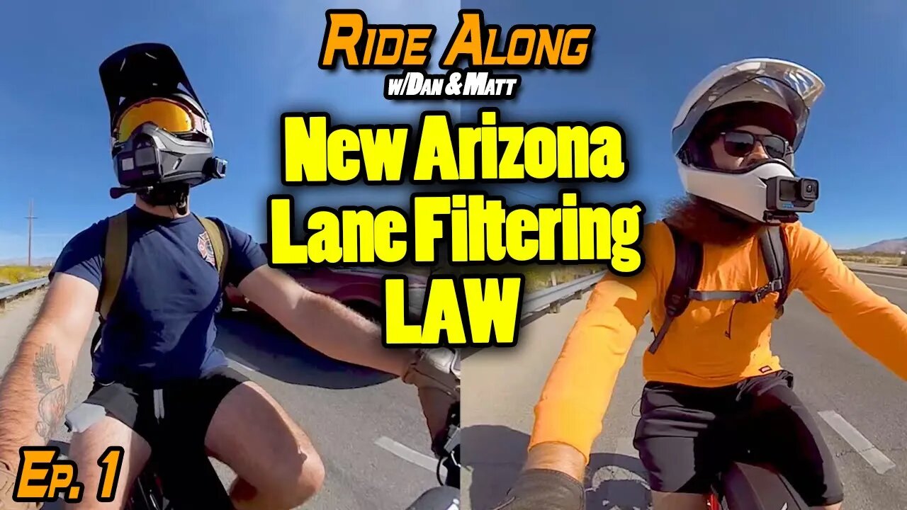 Arizona Lane Filtering is Now a LAW!? - Episode 1