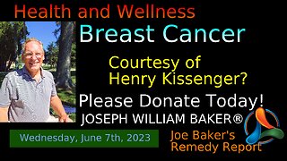 Breast Cancer - courtesy of Henry Kissenger?