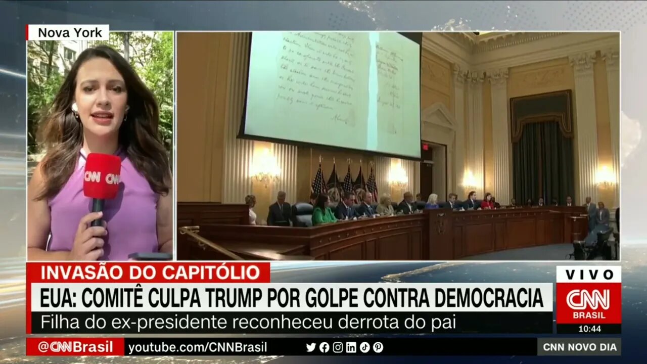 Comitê culpa Donald Trump por golpe contra a democracia nos Estados Unidos | @SHORTS CNN