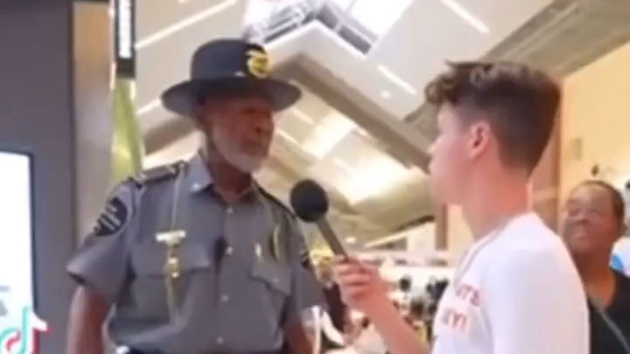 TikTok Punk Harasses Mall Cop, His Goon Jumps In When Cop Has Had Enough