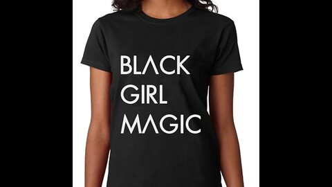 Black Girl Magic Print T Shirt | MiamiTeenyWeenyBikini.Com