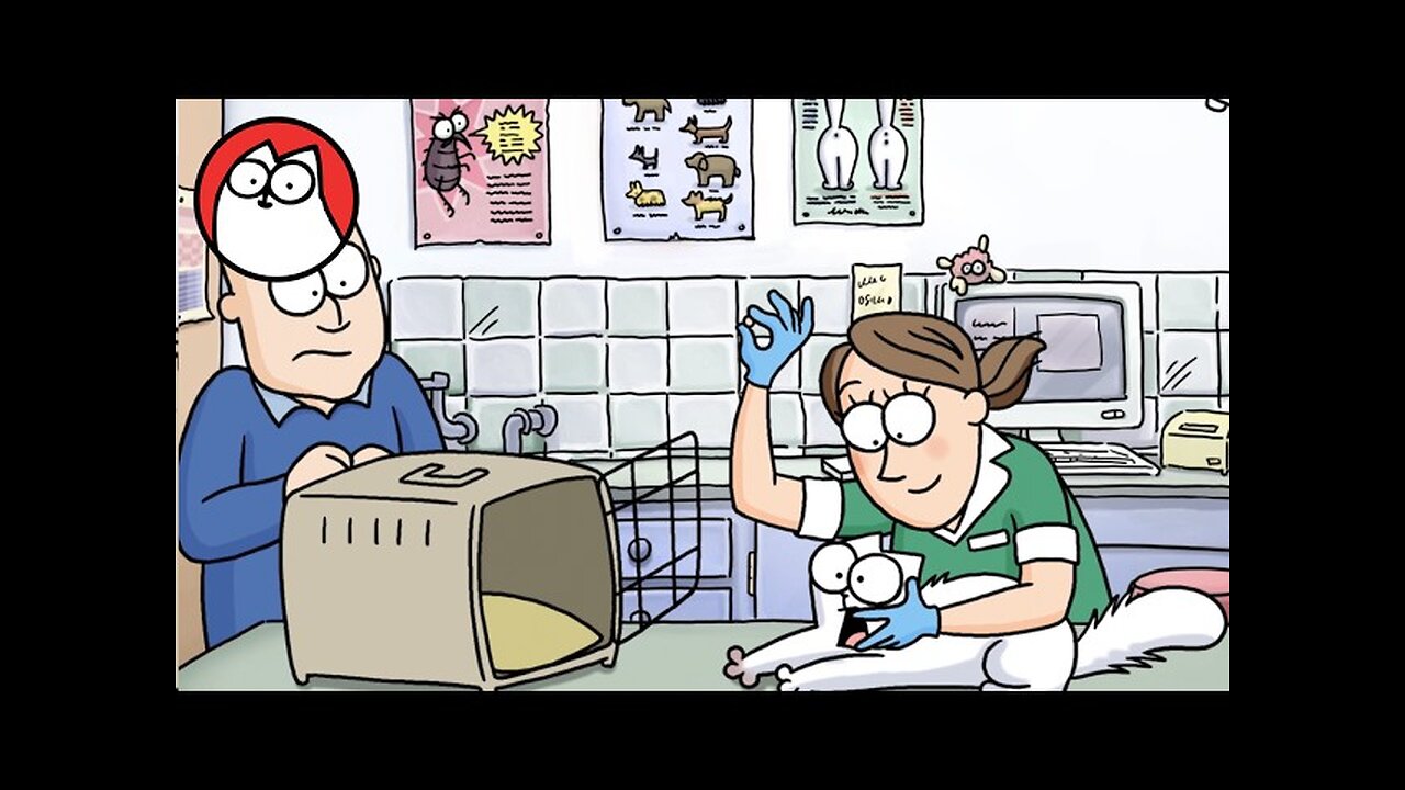 Off to the Vet (Full Film in COLOUR) I A Simon’s Cat SPECIAL